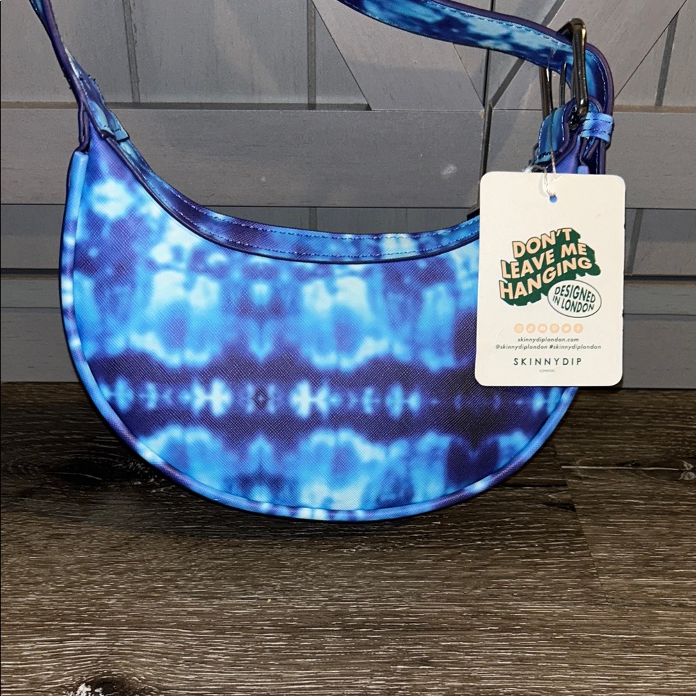 Skinnydip Blue Tie-Dye Kids Shoulder Bag